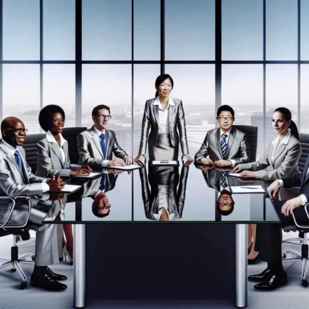 UHURA LTD leadership team in a strategic boardroom session